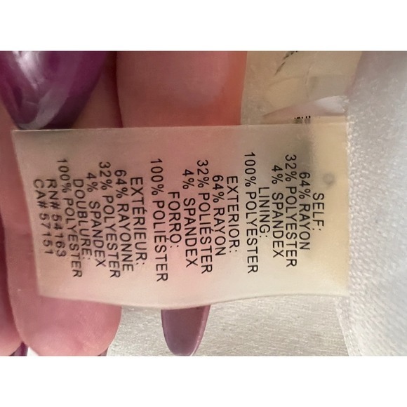 GUESS White V Neck Ruched Front Puff Sleeve Bodycon Mini Dress Size 6 - Picture 7 of 9